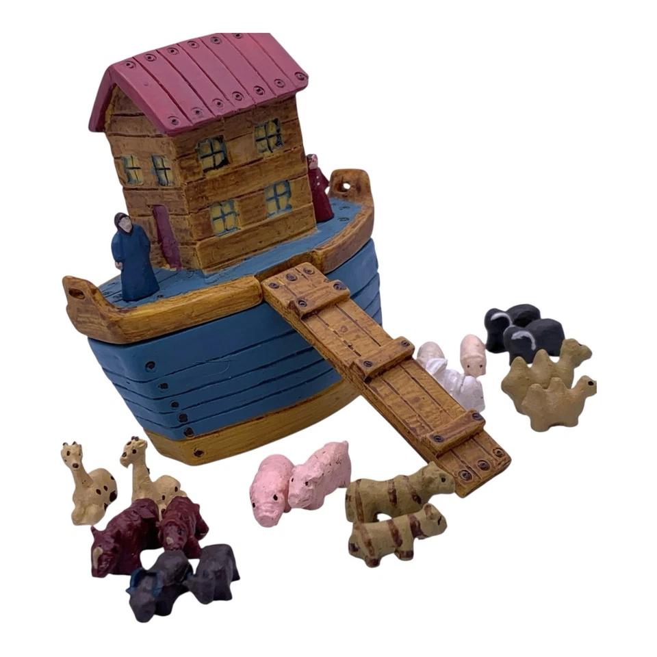 Miniaturas Concord Robin Betterley Arca de Noé con rampa y animales 1:12 Foto 3 de 4