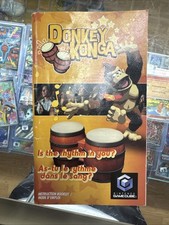Donkey Konga (Nintendo GameCube, 2003) Manual Only