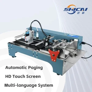Auto Pagination Inkjet Printer Coder All-in-One with Conveyor System for Factory
