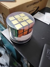 Genuine Rubik  s Cube 50th Anniversary Special Gold Retro Edition - Opened