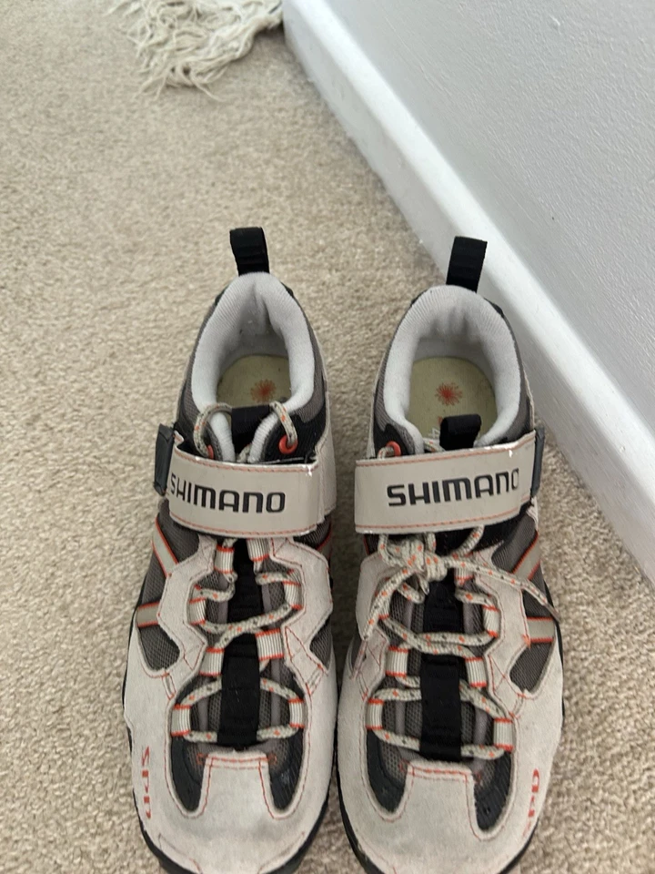 Shimano Womens SPD Mountain Bike Cycling Shoes Beige Suede SHWM-40 UK 7 EUR 40 - Image 2 of 4