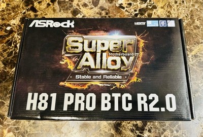 ASRock H81 Pro BTC R2.0 Intel Mining Motherboard | Brand New