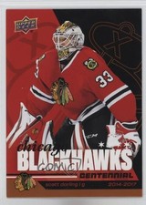 2025 Upper Deck Chicago Blackhawks Centennial Box Set Bronze Scott Darling 1o7e
