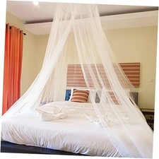 Mosquito Net Bed Canopy for Girls,Dome Mosquito Netting, King Canopy Bed White