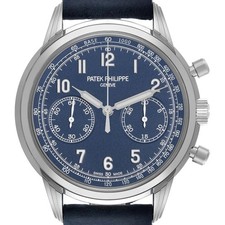 Patek Philippe Complications Chronograph White Gold Mens Watch 5172G