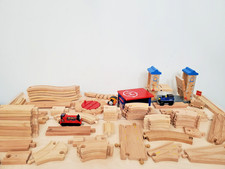 Thomas The Train Mixed Wood Track Piece Lot Wooden