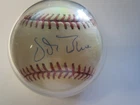 Vida Blue Baseball Signed Autograph American League  1971 MVP with case