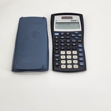 Texas Instruments TI-30X IIS Scientific Calculator Blue Dual Power Tested