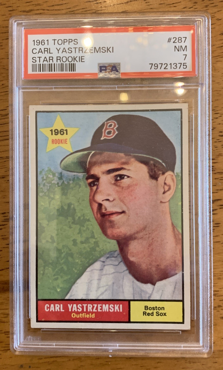 1961 Topps Carl Yastrzemski #287 HOF NrMt PSA 7