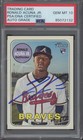 2018 Topps Heritage #580 Ronald Acuna Jr. Autograph RC Gem Mint PSA DNA 10