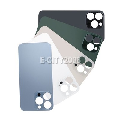 Vitre Arrière Pour IPhone 15 - Verre Grand Trou, Couleur Titane Noir - Pièce De Rechange