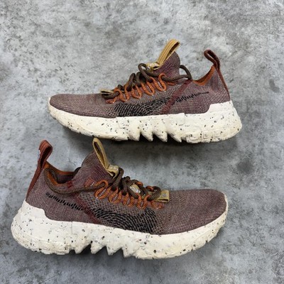 Nike Space Hippie 04 Shoes Mens Size 4.5 Rust Brown Crater Foam DJ3056-600