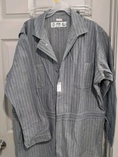 Red Kap Big and Tall Mens Button Long Sleeve Cotton Coverall - IRREGULAR