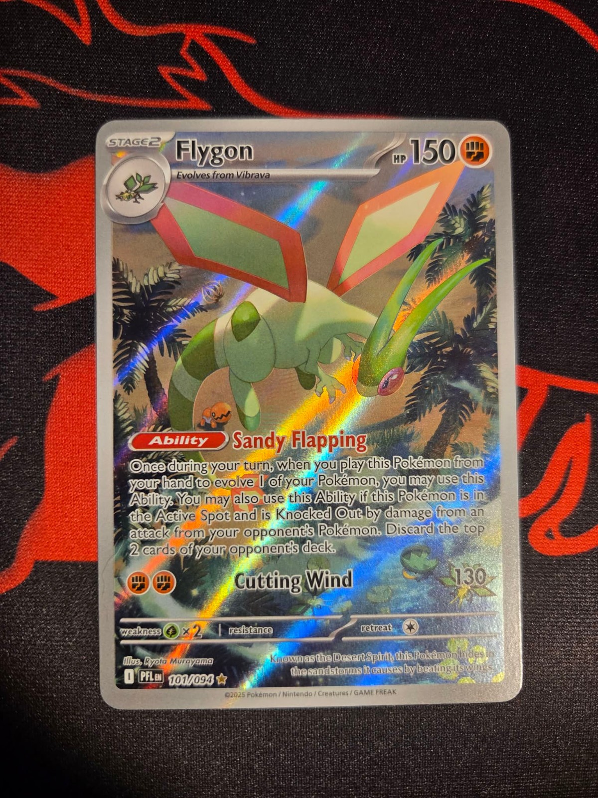 Flygon 101/094 Me02: Phantasmal Flames Holo NM/M