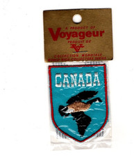 Canada, Goose Design, Voyager Brand New Old Stock, Embroidered Souvenir Patch
