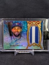 2022 Topps Dynasty George Springer Game-Used Patch Auto /10 *Sealed* Blue Jays