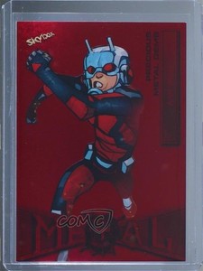 2022 Upper Deck Marvel Metal Universe Spider-Man PMG Red 22/100 Ant-Man #4 1f14