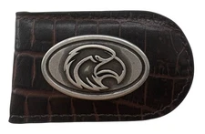 Southern Miss Golden Eagles Genuine Leather Money-Brown by Enmon-New in Tin