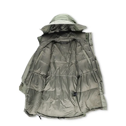 HOLDEN Mens Green Parka Coat Softshell Stand Up Collar Zip Closure M RRP 800 image 7