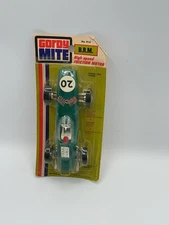 Vintage Gordy Mite High Speed Friction Motor B.R.M. Car Green New On Card Rare