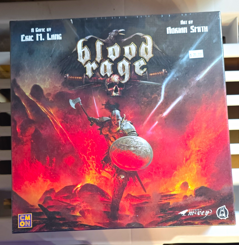 CMON Blood Rage Strategy Board Game Miniatures 2+ Players 14+ BLR001 ...