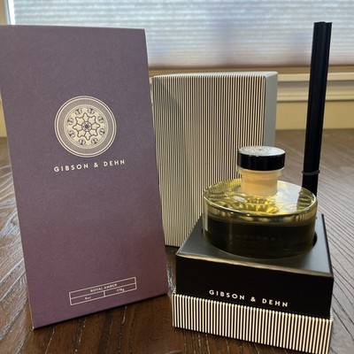 Gibson & Dehn Royal Amber Reed Diffuser Home Fragrance 6 fl oz Cedar Wood Lime
