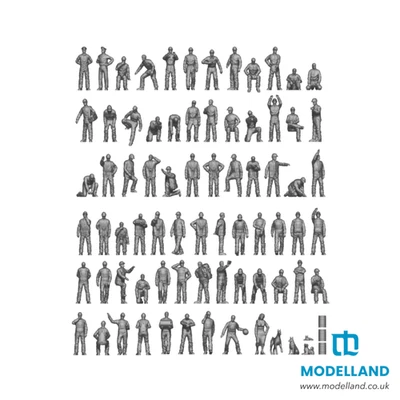 1:350 Modern Ship Crew Dock Workers Resin Figuren Set ION CV350-003 Diorama