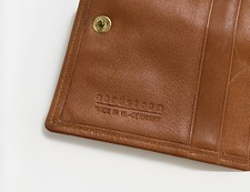 Vintage Nordstrom Leather Passport Wallet Travel Organizer Made In W Germany