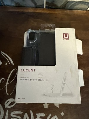 UAG Lucent folio stand case for Apple iPad Mini 6th Generation 2021 - Black