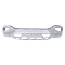 Steel Split Front Bumper Chrome For GMC Sierra 1500 2016-2018 W/o Sensor Holes