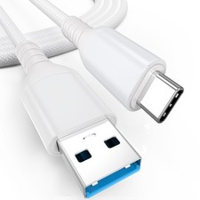 USB A to USB C Data Cable 6ft, 10Gbps High Speed Data Transfer Fast Charging ...