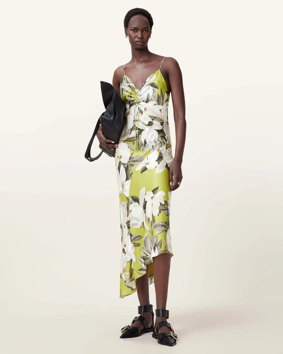allsaints benno tee slip midi dress allsaints benno tee slip midi dress