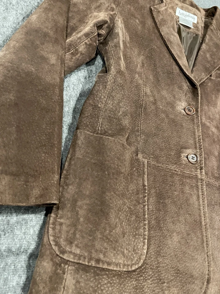 Chaqueta para mujer Bagatelle gamuza marrón talla M. Vintage Foto 4 de 4