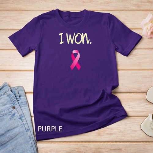 Survivor Breast Cancer 2 Unisex T-shirt - Picture 10 of 15