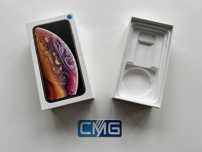 Apple iPhone XS 256GB Originalverpackung Karton OVP  Leerverpackung Box Gold