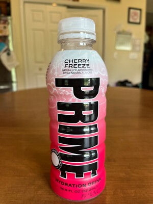 Prime Hydration Cherry Freeze Special Edition Bottle | Super Rare!!!