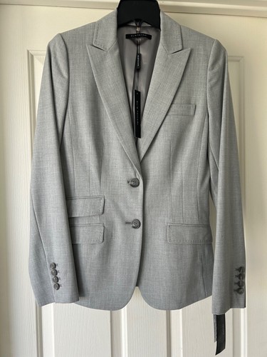 NEW ELIE TAHARI Pant Suit Charcoal Gray Size 4 $328.00 w/tags - Picture 2 of 11