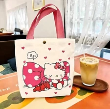 Hello Kitty Canvas Handbag - B