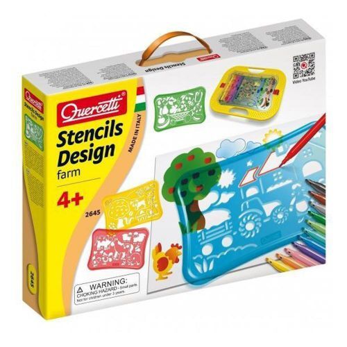 Quercetti QRT02645 Stencils Design Farm