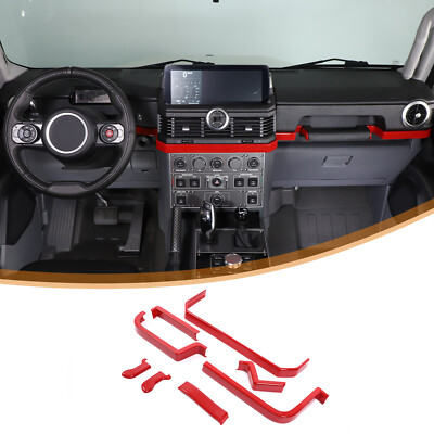 ABS Rot Center Instrument Streifen Dash Dekorative Trim Für Ineos Grenadier 2020