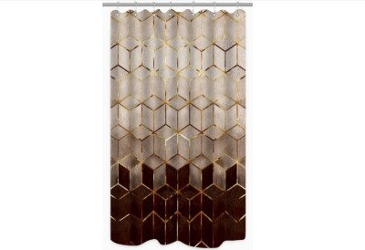 Badezimmer Widgets Duschvorhang Marmordusche Polyester Abstrakte Geometrische