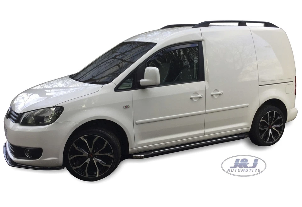 Front Wind Deflectors 2pc Set TINTED HEKO for VW Caddy 2003 - 2020