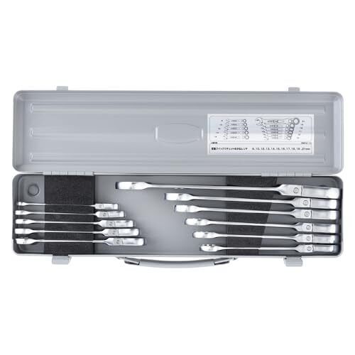 TONE RMFQ110 Swing Quick Ratchet Box Wrench Set 11 Pieces Wrench Set eBay