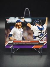 DETROIT TIGERS GOT HOT, CLINCH PLAYOFF SPOT! 2024 Topps Now #765 Purple #05/25
