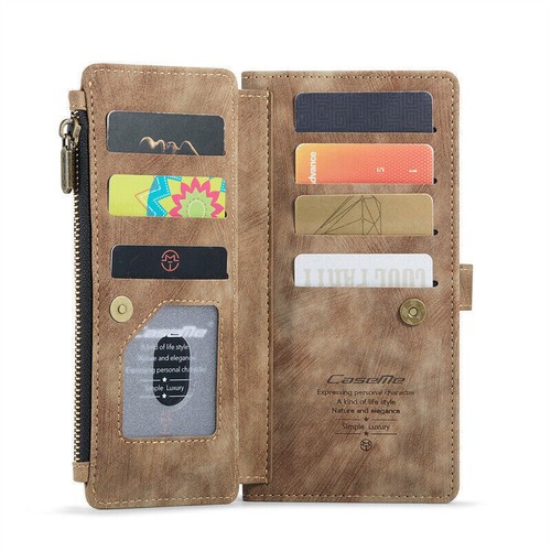 Zipper Leather Card Wallet Phone Case For iPhone 11 12 13 14 15 16 Pro Max XR XS - Picture 41 of 44