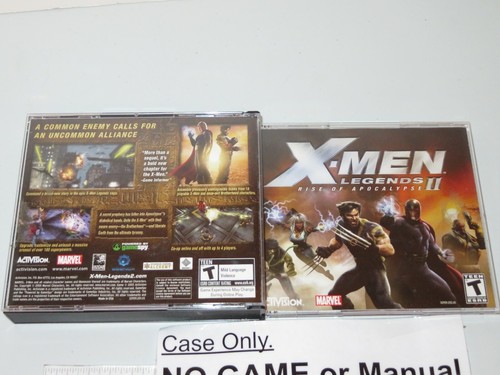 X-Men Legends II Rise Of The Apocalypse PC Case Only NO Game Marvel - Picture 2 of 4
