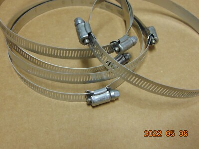 LOT OF 10 Stainless hose clamp 4'' inch - 6'' inch  IDEAL Tridon 620-088 series 