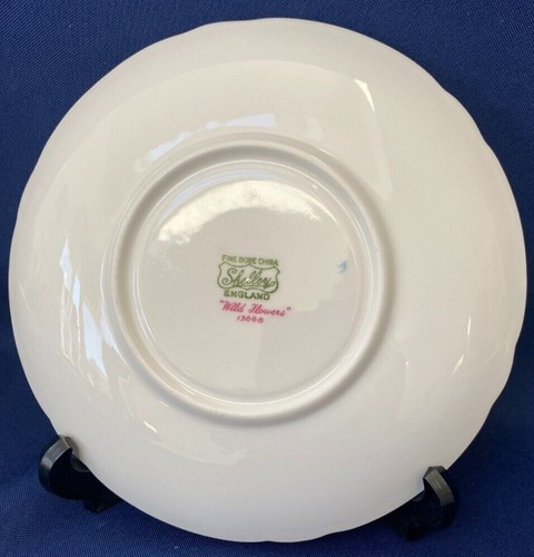 Shelley Queen Anne Dainty Wild Flowers Replacement Saucers You Choose - Picture 11 of 29