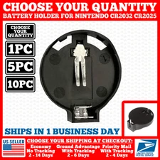 CR2032/CR2025 Round Button Coin Cell Battery Socket Holder Case 3V PCB Mount