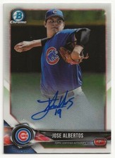 2018 Bowman Chrome Prospect Jose Albertos Auto #BCPA-JAL